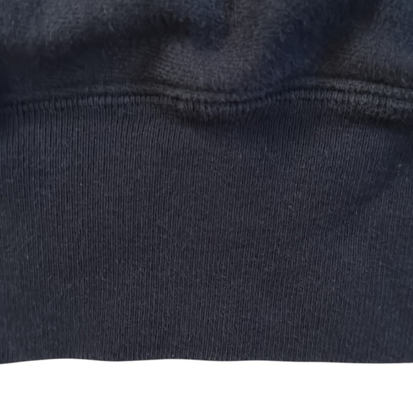 Champion Reverse Weave Canterbury Hoodie Pullover Men’s Medium Navy/White Cotton - Picture 6 of 8
